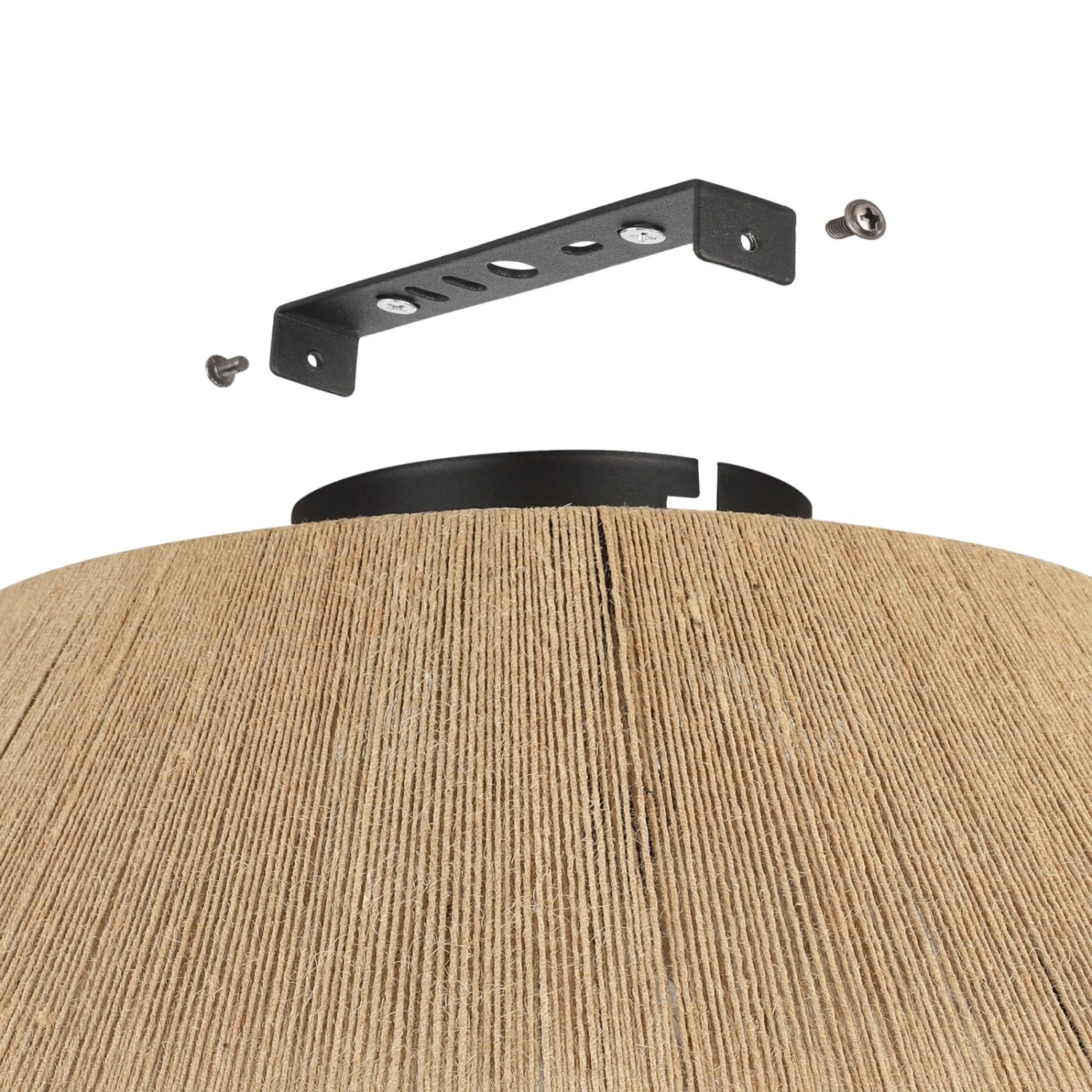 EGLO Alderney Ceiling Light, Natural Yarn Lampshade 3 EGLO Alderney Ceiling Light, Natural Yarn Lampshade - Image 3