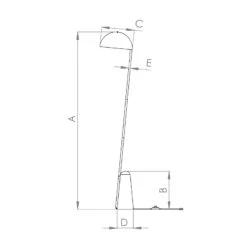 EGLO Aranzola Floor Lamp, Shining Downwards, Black -EGLO Store 10001806 3