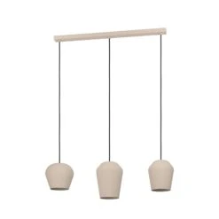 EGLO Cambaito Pendant Light, Three-bulb, Sand-coloured -EGLO Store 10001808 2