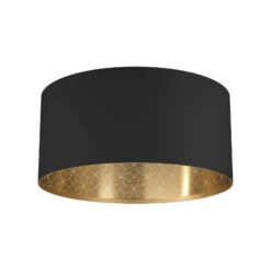 EGLO Zaragoza Ceiling Light, Black/gold, Ø 47.5 Cm