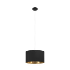 EGLO Zaragoza Pendant Light Black/gold 1-bulb Ø 38 Cm -EGLO Store 10001810 2