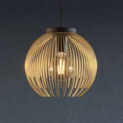 EGLO Venezuela Pendant Light Black/gold 1-bulb
