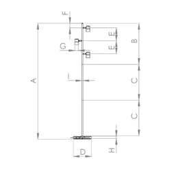 EGLO Lurone Floor Lamp, Black, Three-bulb -EGLO Store 10001836 2