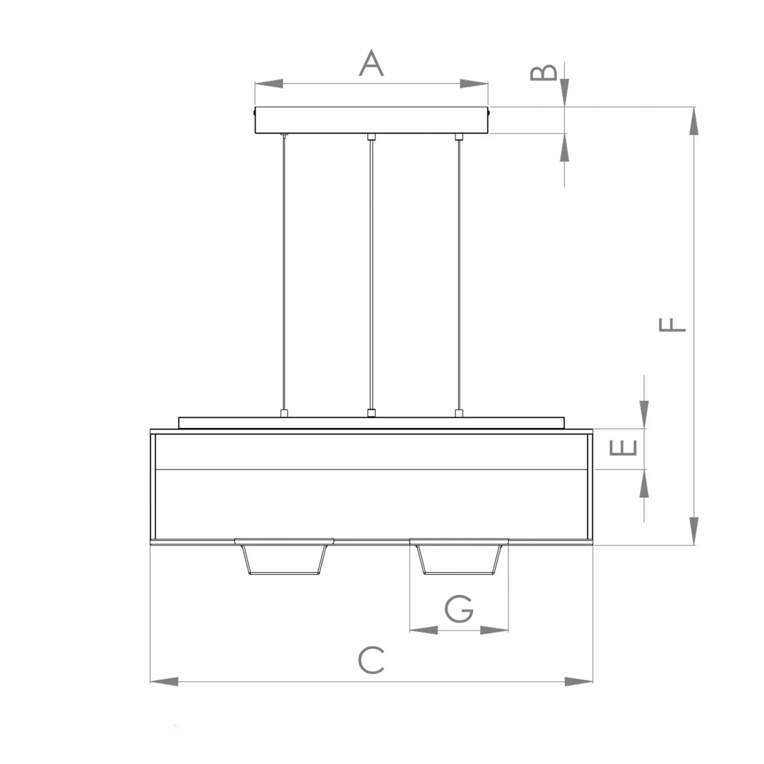 EGLO Libertad 1 Hanging Light 3-bulb Natural 6 EGLO Libertad 1 Hanging Light 3-bulb Natural - Image 6