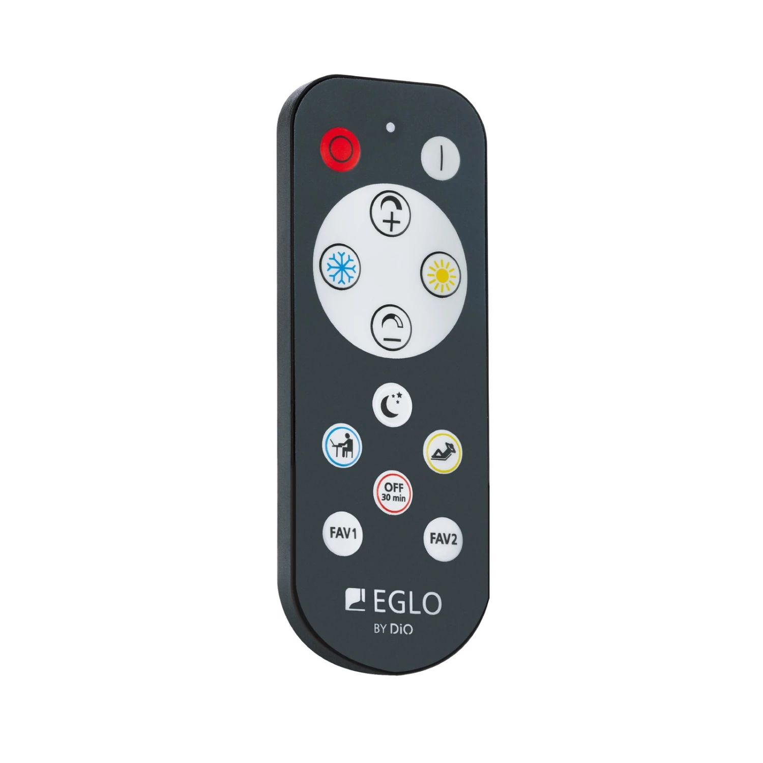 EGLO Gafares LED Ceiling Lamp Remote Round Black 6 EGLO Gafares LED Ceiling Lamp Remote Round Black - Image 6