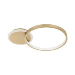 EGLO Gafares LED Ceiling Light Remote Round Gold -EGLO Store 10001892 2