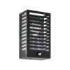 EGLO Alamonte 3 Outdoor Wall Lamp Black, With A Sensor