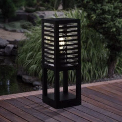 EGLO Alamonte 3 Pillar Light, Black