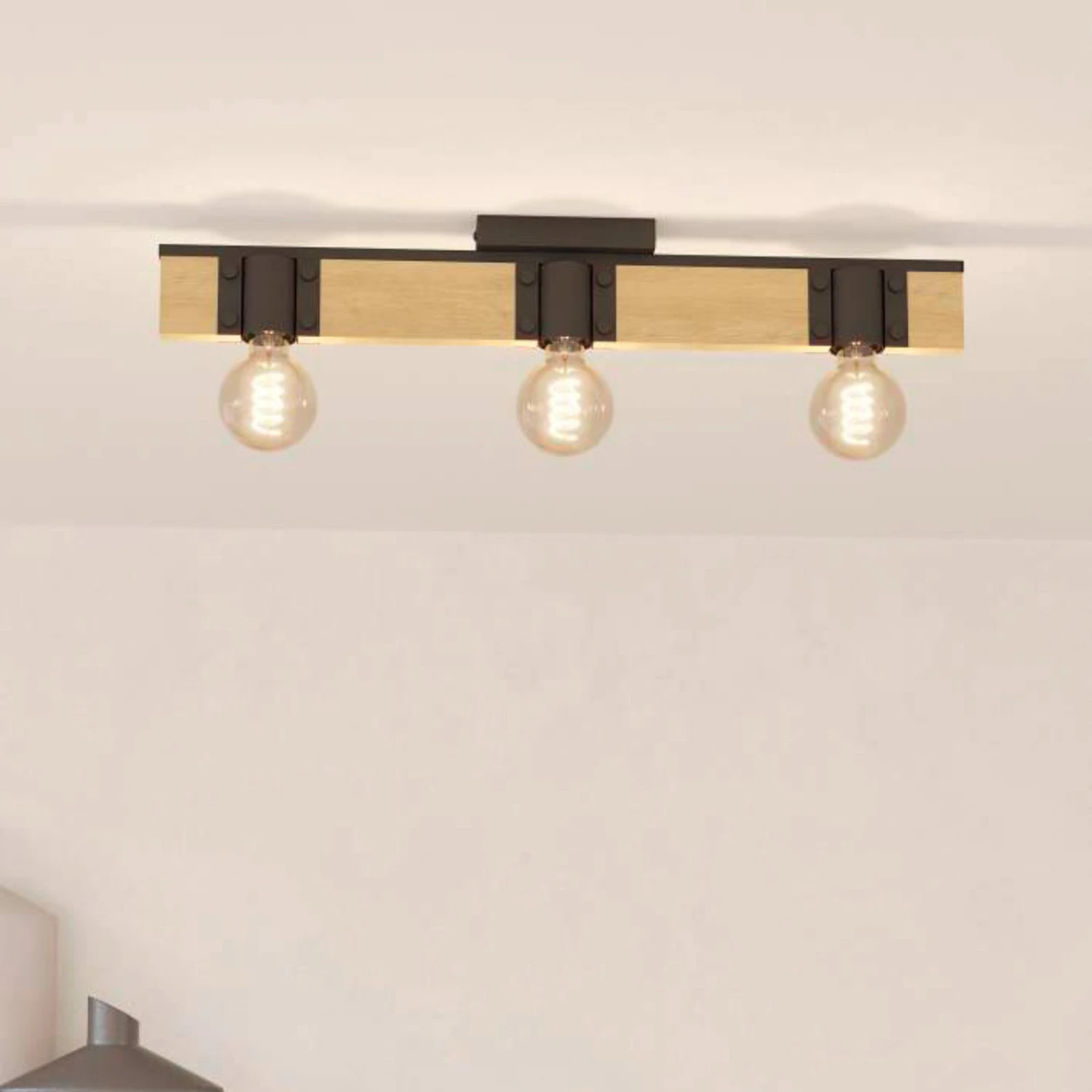 EGLO Bailrigg Ceiling Light, Three-bulb 2 EGLO Bailrigg Ceiling Light, Three-bulb - Image 2