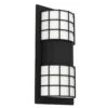 EGLO Cistierna 2 Outdoor Wall Light, Black/white