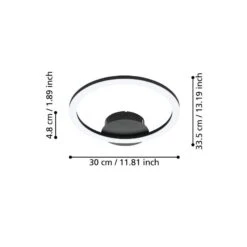 EGLO Connect Parrapos-Z LED Ceiling Lamp, 1-bulb 10 EGLO Connect Parrapos-Z LED Ceiling Lamp, 1-bulb -EGLO Store 10012604 2