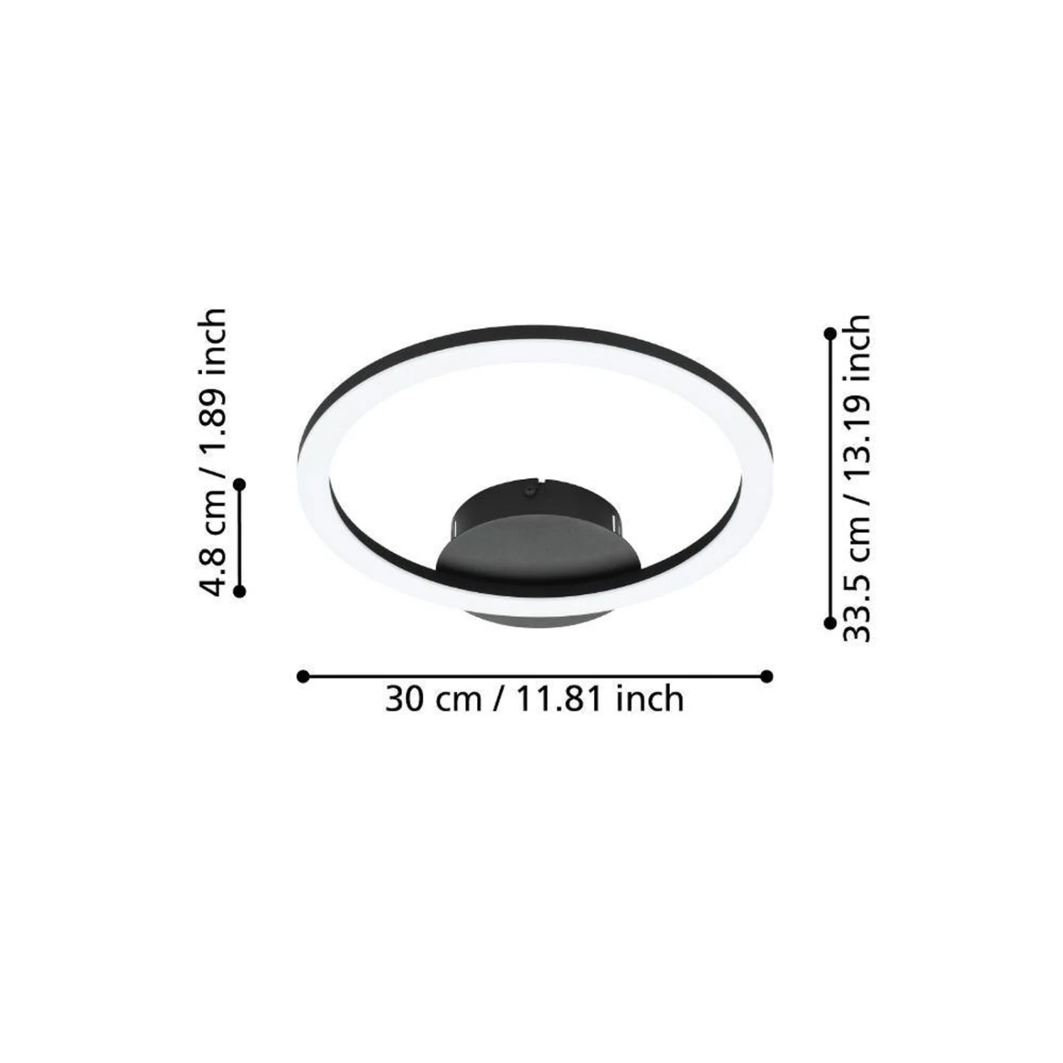 EGLO Connect Parrapos-Z LED Ceiling Lamp, 1-bulb 3 EGLO Connect Parrapos-Z LED Ceiling Lamp, 1-bulb - Image 3