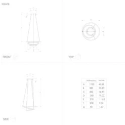 EGLO Connect Lobinero-Z LED Hanging Light, White -EGLO Store 10013143 2