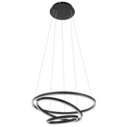EGLO Connect Lobinero-Z LED Hanging Light, Black