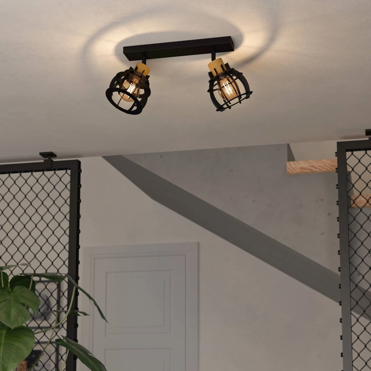 EGLO Stillington 1 Ceiling Light, 2-bulb 2 EGLO Stillington 1 Ceiling Light, 2-bulb - Image 2