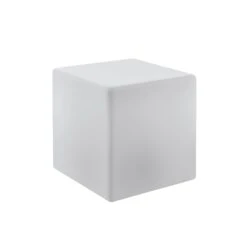 EGLO Bottona Outdoor Light Cube E27 White, 30 X 30 cm