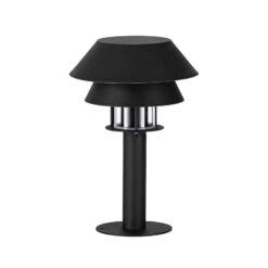 EGLO Chiappera Pillar Light With A Double Lampshade