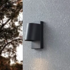 EGLO Stagnone LED Outdoor Wall Light In Black