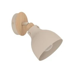 EGLO Arrecife Wall Light Sand/wood Look