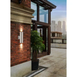 EGLO Ascoli 2 Light 13 Inch Stainless Steel Outdoor Sconce 6 EGLO Ascoli 2 Light 13 Inch Stainless Steel Outdoor Sconce -EGLO Store 200029a app 02