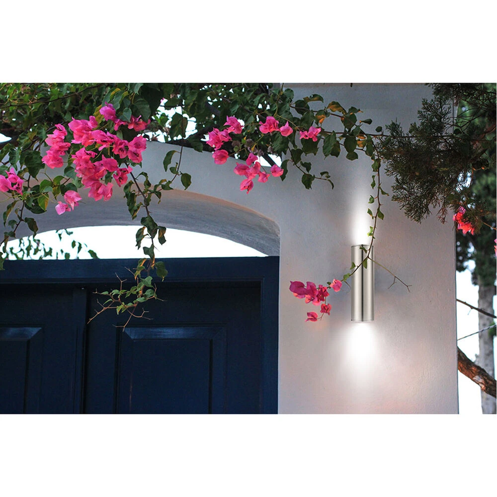EGLO Ascoli 2 Light 13 Inch Stainless Steel Outdoor Sconce 4 EGLO Ascoli 2 Light 13 Inch Stainless Steel Outdoor Sconce - Image 4