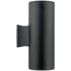 EGLO Ascoli 2 Light 13 Inch Black Outdoor Wall Light
