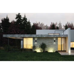 EGLO Ascoli 2 Light 13 Inch Black Outdoor Wall Light -EGLO Store 200147a app 03