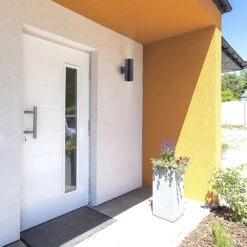 EGLO Ascoli 2 Light 13 Inch Black Outdoor Wall Light -EGLO Store 200147a app 05