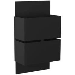 EGLO Kibea LED 10 Inch Matte Black Outdoor Wall Light -EGLO Store 200886a 03