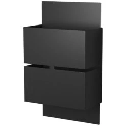 EGLO Kibea LED 10 Inch Matte Black Outdoor Wall Light -EGLO Store 200886a 05