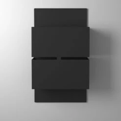 EGLO Kibea LED 10 Inch Matte Black Outdoor Wall Light -EGLO Store 200886a bb