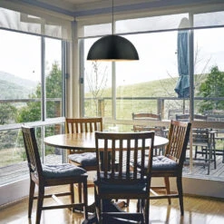 EGLO Gaetano LED 32 Inch Black And Gold Pendant Ceiling Light -EGLO Store 201295a app 02