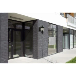 EGLO Pinedale 3 Light 15 Inch Matte Black Outdoor Wall Light -EGLO Store 202803a app 02