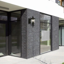 EGLO Pinedale 3 Light 15 Inch Matte Black Outdoor Wall Light -EGLO Store 202803a app 03