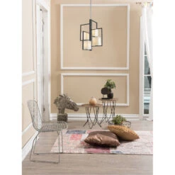 EGLO Regis Falls 4 Light 20 Inch Black And Chrome Pendant Ceiling Light 5 EGLO Regis Falls 4 Light 20 Inch Black And Chrome Pendant Ceiling Light -EGLO Store 202818a ls