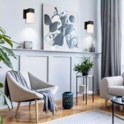 EGLO Ciara Springs 1 Light 5 Inch Oil Rubbed Bronze Wall Sconce Wall Light -EGLO Store 202858a app 05