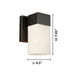 EGLO Ciara Springs 1 Light 5 Inch Oil Rubbed Bronze Wall Sconce Wall Light -EGLO Store 202858a di