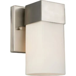 EGLO Ciara Springs 1 Light 5 Inch Brushed Nickel Wall Sconce Wall Light