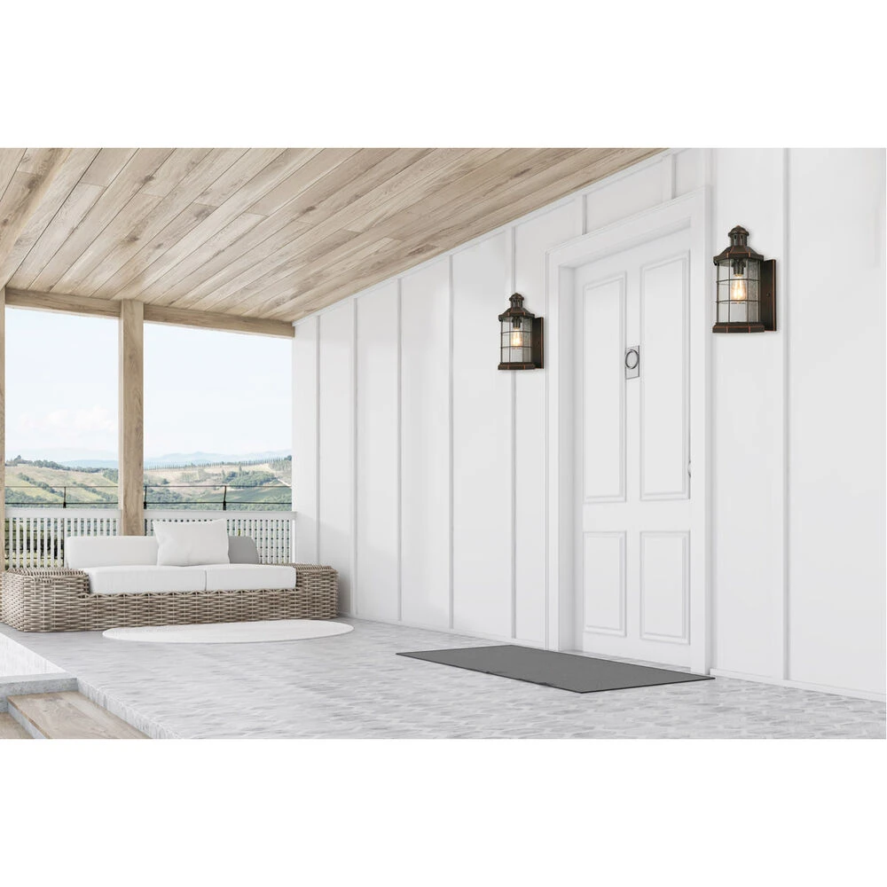 EGLO San Mateo Creek 1 Light 17 Inch Oil Rubbed Bronze Outdoor Wall Light 4 EGLO San Mateo Creek 1 Light 17 Inch Oil Rubbed Bronze Outdoor Wall Light - Image 4