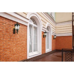 EGLO Pinedale 3 Light 22 Inch Matte Bronze Outdoor Wall Light -EGLO Store 202875a ls