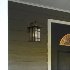 EGLO Arlington Creek 1 Light 16 Inch Matte Bronze Outdoor Wall Light -EGLO Store 202888a app 06