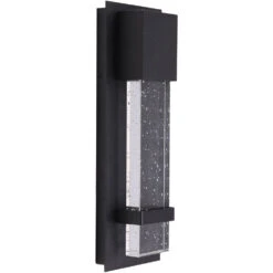 EGLO Venecia LED 15 Inch Matte Black Outdoor Wall Light