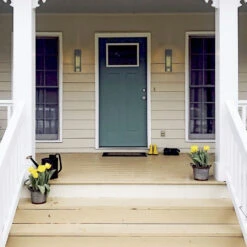 EGLO Venecia LED 15 Inch Matte Black Outdoor Wall Light -EGLO Store 202955a app 03