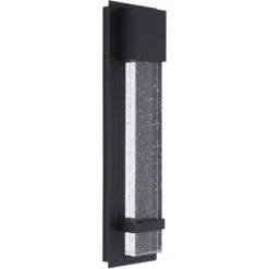 EGLO Venecia LED 18 Inch Matte Black Outdoor Wall Light