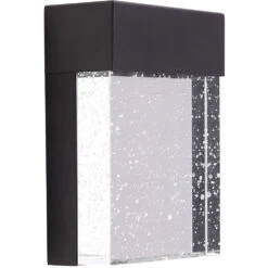 EGLO Venecia LED 7 Inch Matte Black Outdoor Wall Light