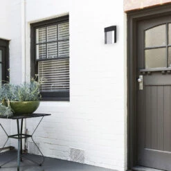 EGLO Venecia LED 7 Inch Matte Black Outdoor Wall Light -EGLO Store 202958a app 05