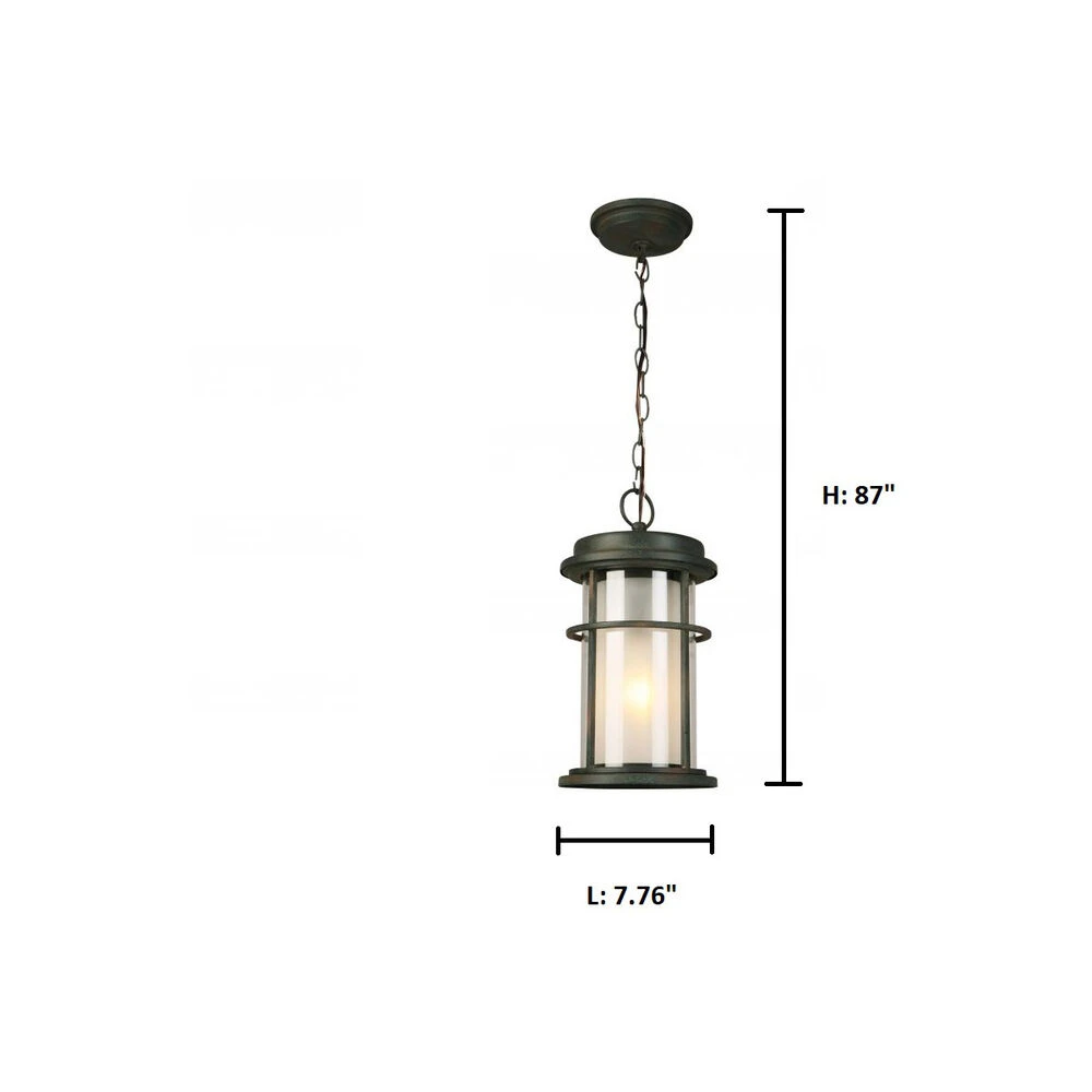 EGLO Helendale 1 Light 8 Inch Zinc Outdoor Pendant 2 EGLO Helendale 1 Light 8 Inch Zinc Outdoor Pendant - Image 2