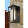 EGLO Walker Hill 1 Light 15 Inch Oil Rubbed Bronze Outdoor Wall Light