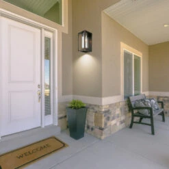 EGLO Walker Hill 1 Light 15 Inch Oil Rubbed Bronze Outdoor Wall Light -EGLO Store 203032a app 05