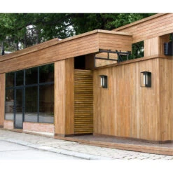 EGLO Walker Hill 1 Light 15 Inch Matte Black Outdoor Wall Light -EGLO Store 203033a app 03